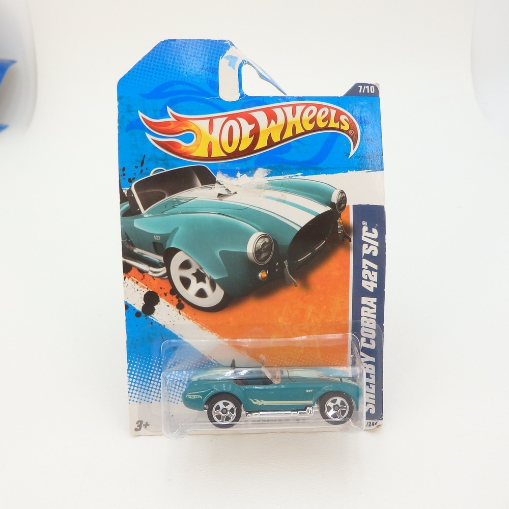 Hot Wheels Shelby Cobra 427 S/C Teal Muscle Mania 11 107/244 2011 V5228